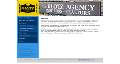 Desktop Screenshot of klotzagency.com